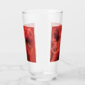 Rich Earthy Ruby Red Amaryllis Foto Glas (Rechts)