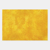 Rich Elegante Luxuriöse Weihnachts-Gold-Imitate Fo Geschenkpapier Set (Vorderseite 3)