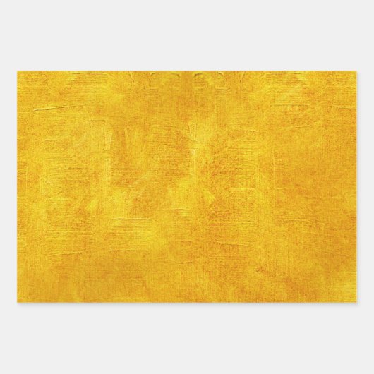 Rich Elegante Luxuriöse Weihnachts-Gold-Imitate Fo Geschenkpapier Set (Vorderseite 3)