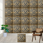 Rich Gold Blue Griechischer Backsplash Fliese