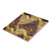 Rich Gold Color Mosaik Fliese (Seite)
