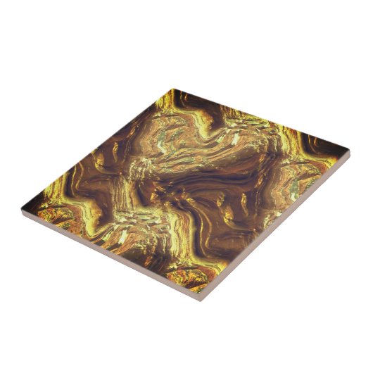 Rich Gold Color Mosaik Fliese (Seite)