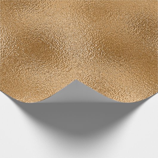 Rich Gold Glass Abstrakt Geschenkpapier (Ecke)
