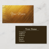 Rich Gold Solid Blend Visitenkarte (Vorne/Hinten)