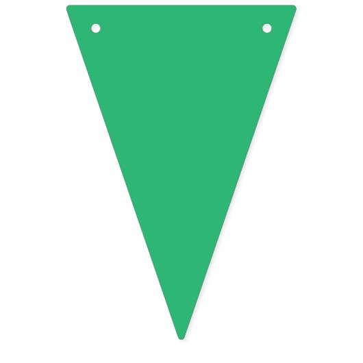 Rich Green Backdrop – Classic & Minimalist Look Wimpelkette (Erste Fahne)