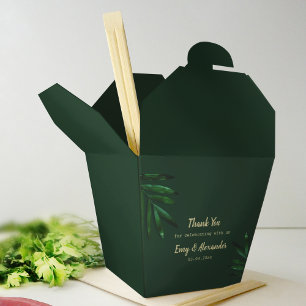 Rich Green Golden Theme Fevor Boxes Geschenkschachtel