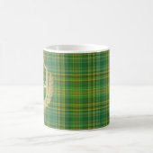 Rich Green Tartan (Kariert) Custom Kaffeetasse (Mittel)