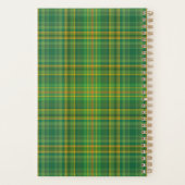 Rich Green Tartan (Kariert) Custom Planer (Rückseite)