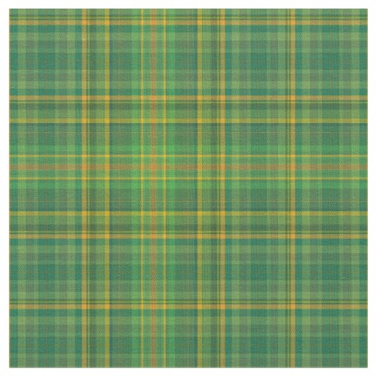 Rich Green Tartan (Kariert) Custom Stoff (Nahaufnahme)