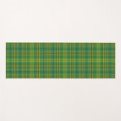 Rich Green Tartan (Kariert) Yogamatte (Vorderseite (Horizontal))