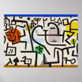 Rich Harbour von Paul Klee Poster (Vorne)