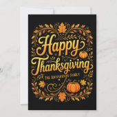 Rich Harvest Gold und Herbstleaves Erntedank Karte (Vorderseite)