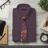 Rich Impressionist Floral Necktie Krawatte