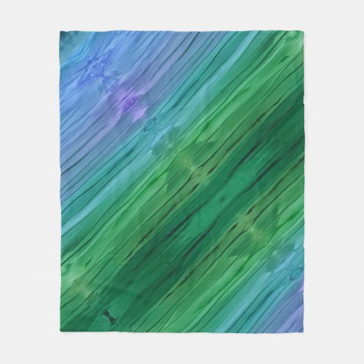 Rich indigo, deep green, and amethyst fleecedecke (Vorderseite)