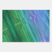 Rich indigo, deep green, and amethyst geschenkpapier set (Vorderseite)