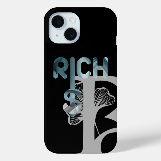RICH iPhone Fälle Trend Abstrakt Blue Ocean Case-Mate iPhone Hülle (Rückseite)