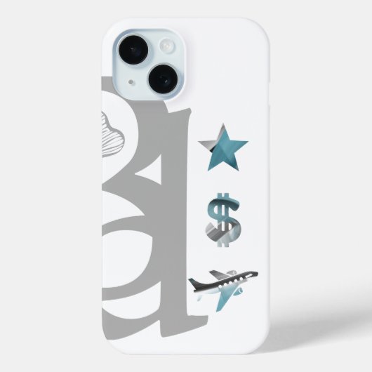 RICH iPhone Fälle Trend Abstrakt Blue Ocean Case-Mate iPhone Hülle (Rückseite)