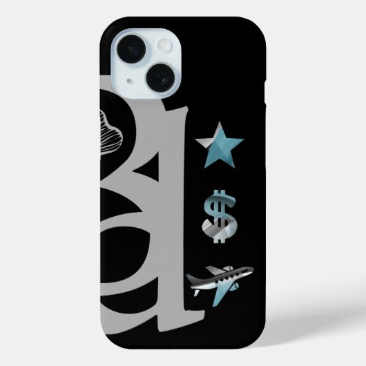 RICH iPhone Fälle Trend Abstrakt Blue Ocean Case-Mate iPhone Hülle (Rückseite)