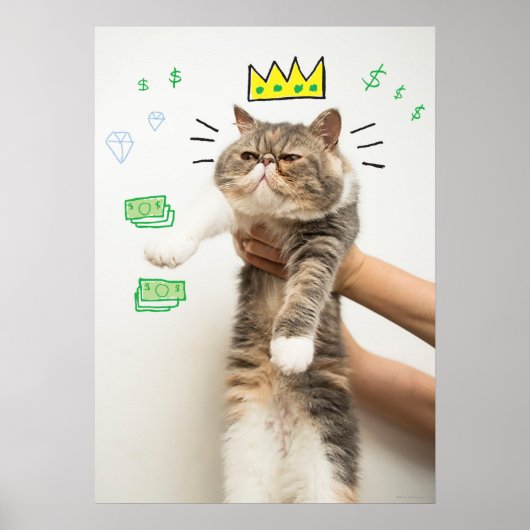 Rich King Cat Poster (Vorne)