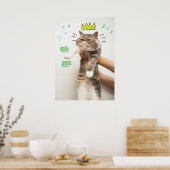 Rich King Cat Poster (Küche)