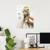 Rich King Cat Poster (Heimbüro)