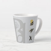 RICH Latte Tasse Abstrakter Trend Innendekoration  (Rechte Ecke)