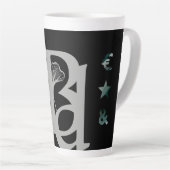 RICH Latte Tasse Abstrakter Trend Räume Grün (Rechte Ecke)