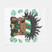 Rich Liebe Kleidung - Tragen Sie Ihre Werte Fleecedecke (Vorderseite (Horizontal))