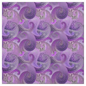 Rich Lila Paisley Pattern Stoff (Muster)