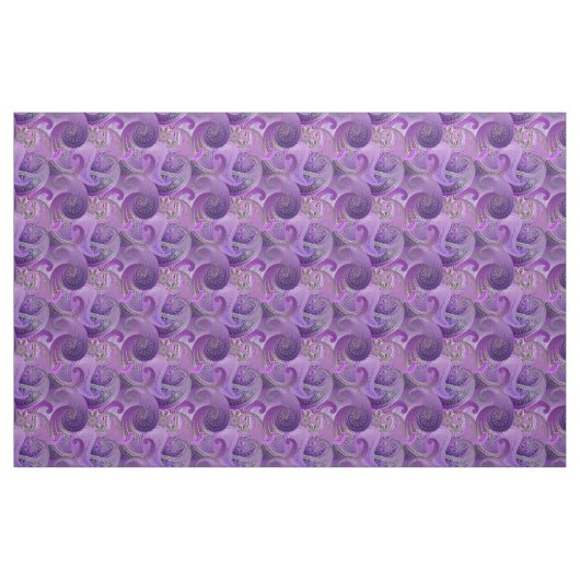 Rich Lila Paisley Pattern Stoff (Fat Quarter (45,7 x 55,9 cm))