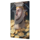 Rich Man Rune Clipboard |Feoh Fehu Viking Anglo Klemmbrett (Links)