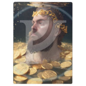 Rich Man Rune Clipboard |Feoh Fehu Viking Anglo Klemmbrett (Rückseite)