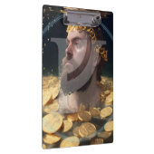 Rich Man Rune Clipboard |Feoh Fehu Viking Anglo Klemmbrett (Rechts)