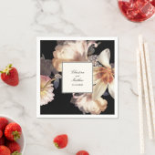 Rich Moody Floral Elegant Wedding Serviette (Beispiel)