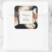 Rich Moody Floral Gastgeschenk Hochzeit Sticker mi (Tasche)