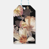 Rich Moody Floral Wedding Vielen Dank Geschenkanhänger (Rückseite)