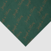 Rich Nature Inspired Pine Green & Walnut Wedding  Seidenpapier (Ausschnitt)