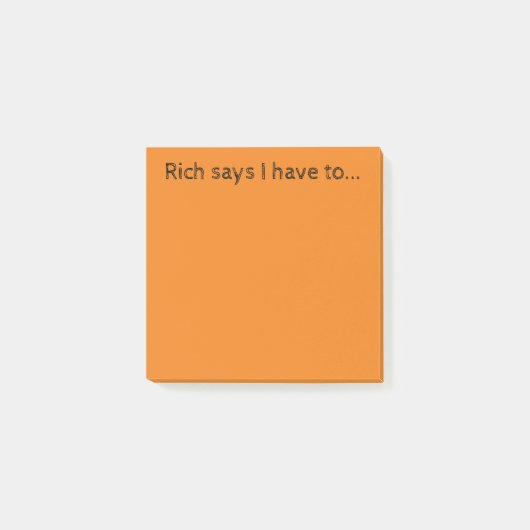 Rich Notes Post-it Klebezettel (Vorderseite)
