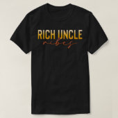 Rich Oncle Vibes Fabulous Oncle Family Matching T-Shirt (Design vorne)