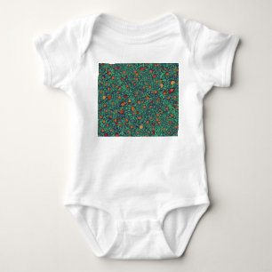 Rich Orchard: Vintage Baum Muster. Baby Strampler