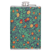 Rich Orchard: Vintage Baum Muster. Flachmann (Rückseite)