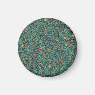 Rich Orchard: Vintage Baum Muster. Magnet