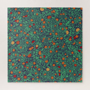 Rich Orchard: Vintage Baum Muster. Puzzle