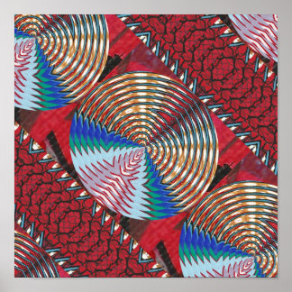 RICH Orientalische Kunst : Sparkle CHAKRA n Silken Poster