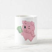 Rich Pink Pig Kaffeetasse (Mittel)