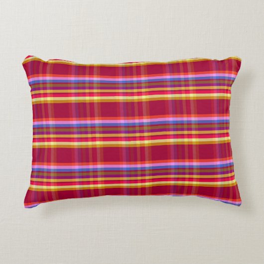 Rich Plaid RC Dekokissen (Vorderseite)