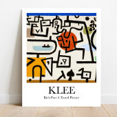 Rich Port A Travel Picture von Paul Klee Poster