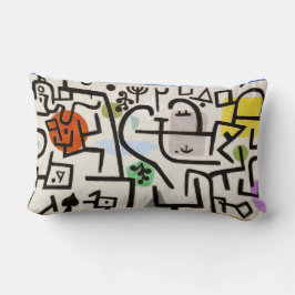 Rich Port (ein Reisebild, 1938) von Paul Klee Lendenkissen