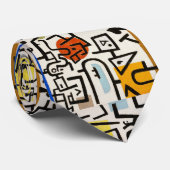 Rich Port Neck Tie mit Paul Klee Masterpiece Krawatte (Gerollt)