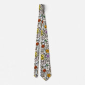 Rich Port Neck Tie mit Paul Klee Masterpiece Krawatte (Rückseite)